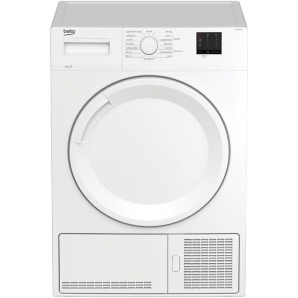 Beko DTKCE90021W 9kg Condenser Tumble Dryer with Sensor Programmes White For Cheap