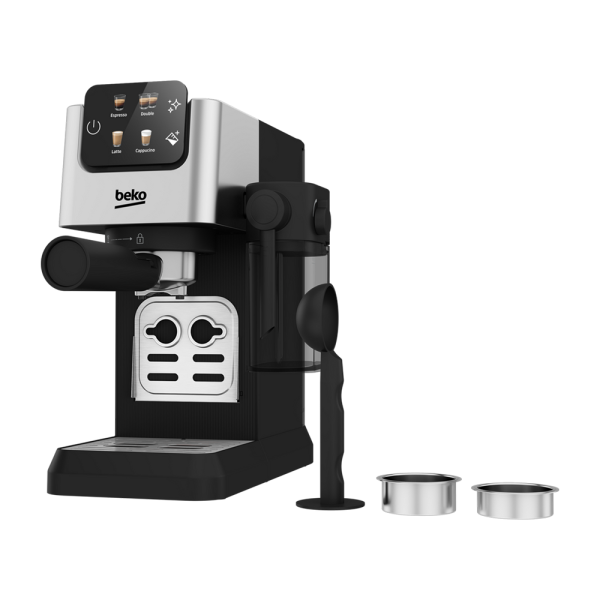 Beko CEP5304X CaffeExperto Semi Automatic Espresso Coffee Machine with Integrated Milk Jug Silver For Cheap