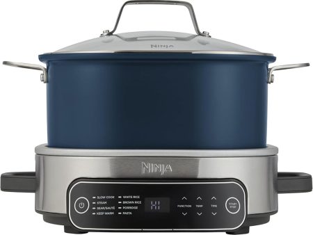 Ninja Foodi 8-Mode 6L PossibleCooker Rice and Slow Cooker MC1101UK Midnight Blue For Cheap