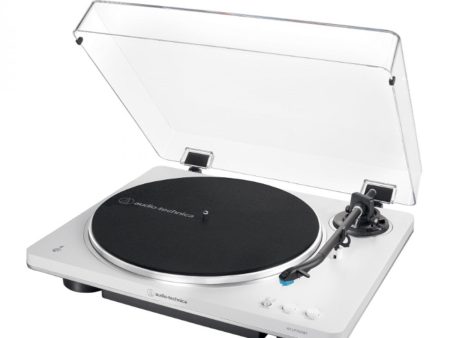 Audio Technica AT-LP70XBT Fully Automatic Bluetooth Wireless Belt Drive Turntable White Silver Online