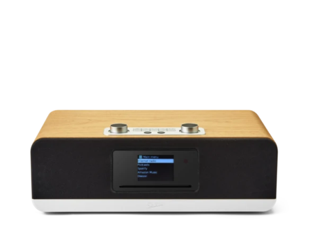 Roberts Stream 67L Bluetooth Sound System with CD Player and Internet DAB+ Radio - Natural Wood Ex-Display Clearance Fashion